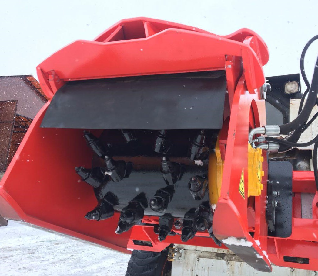 фреза дорожная Exten - барабан и резцы